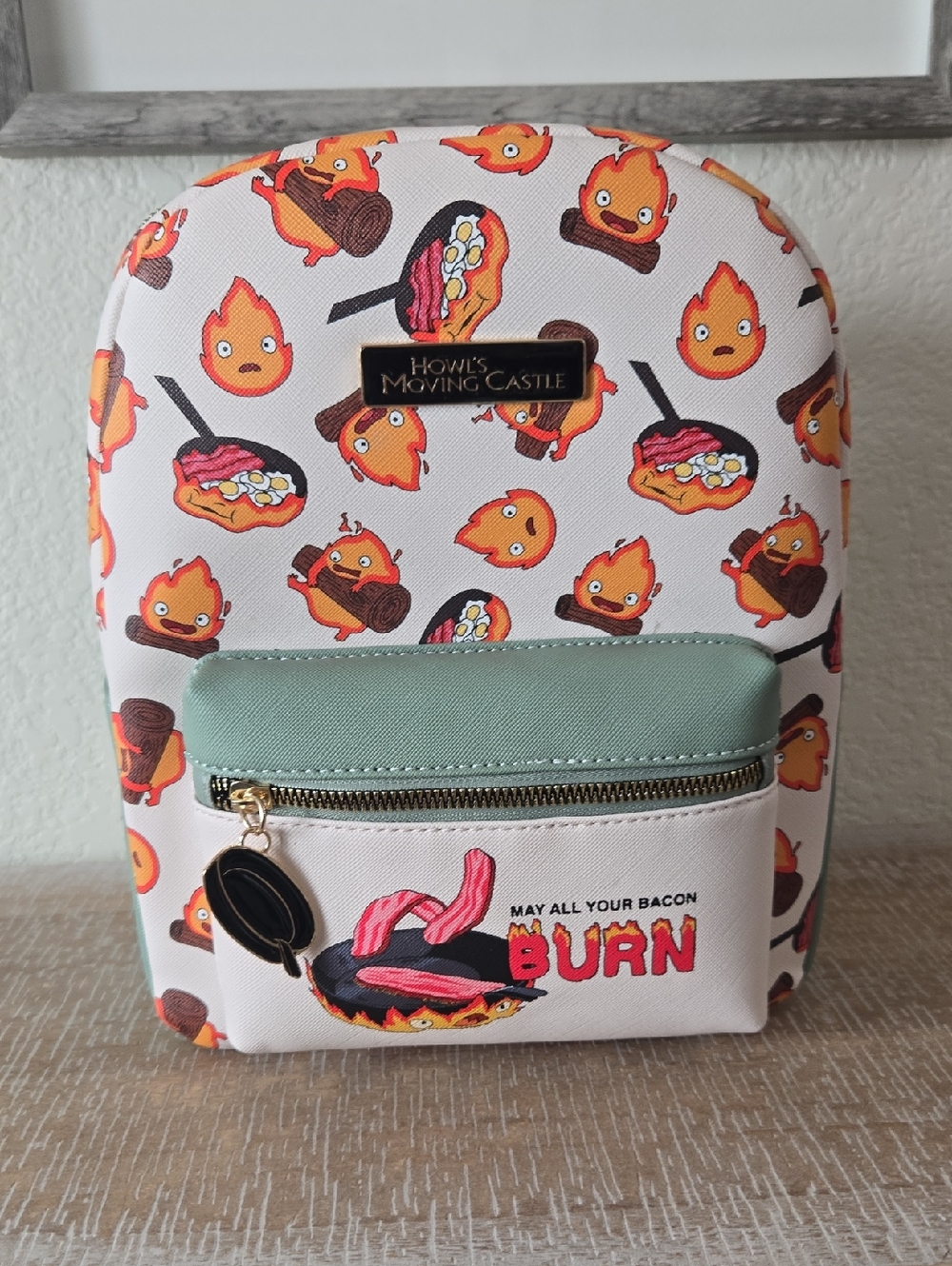 Calcifer Howls Moving Castle Mini Backpack